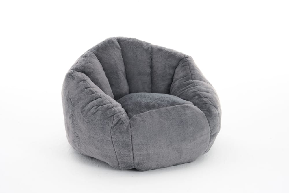 wohnli-moebel-suche-M26188898 Wohnli Möbelsuche - Kindersitzsack aus Polyester grau mit ergonomischer Rückenlehne
