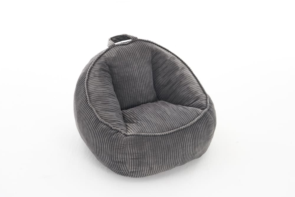 wohnli-moebel-suche-M26188900 Wohnli Möbelsuche - Sitzsack Kind aus Cord mit Rückenstütze grau