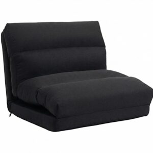 Wohnli Möbelsuche - Bodensessel aus Polyester schwarz 70x72x56 cm