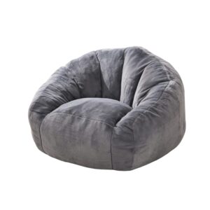 wohnli-moebel-suche-M26188904 Wohnli Möbelsuche - Sitzsack aus Polyester grau mit Lendenstütze