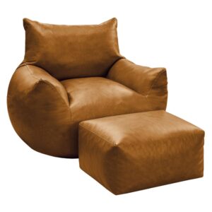 Wohnli Möbelsuche - Sitzsack aus Technikstoff mit Hocker 50x40x30 cm