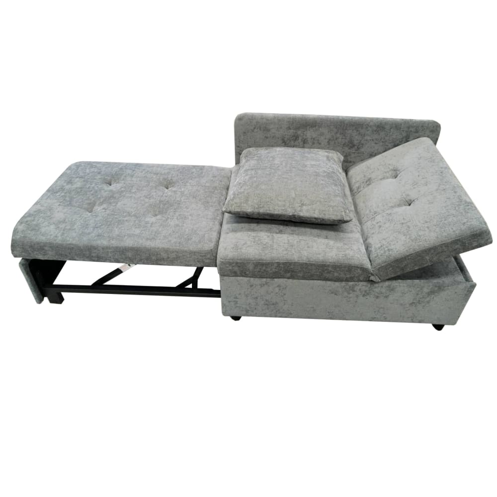 wohnli-moebel-suche-M26188910 Wohnli Möbelsuche - Schlafsofa aus Leinen grau mit Kissen 177x68x65 cm