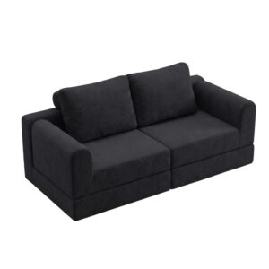 wohnli-moebel-suche-M26188918 Wohnli Möbelsuche - Schlafsessel aus Flanell mit Klappfunktion schwarz 160x80x78 cm