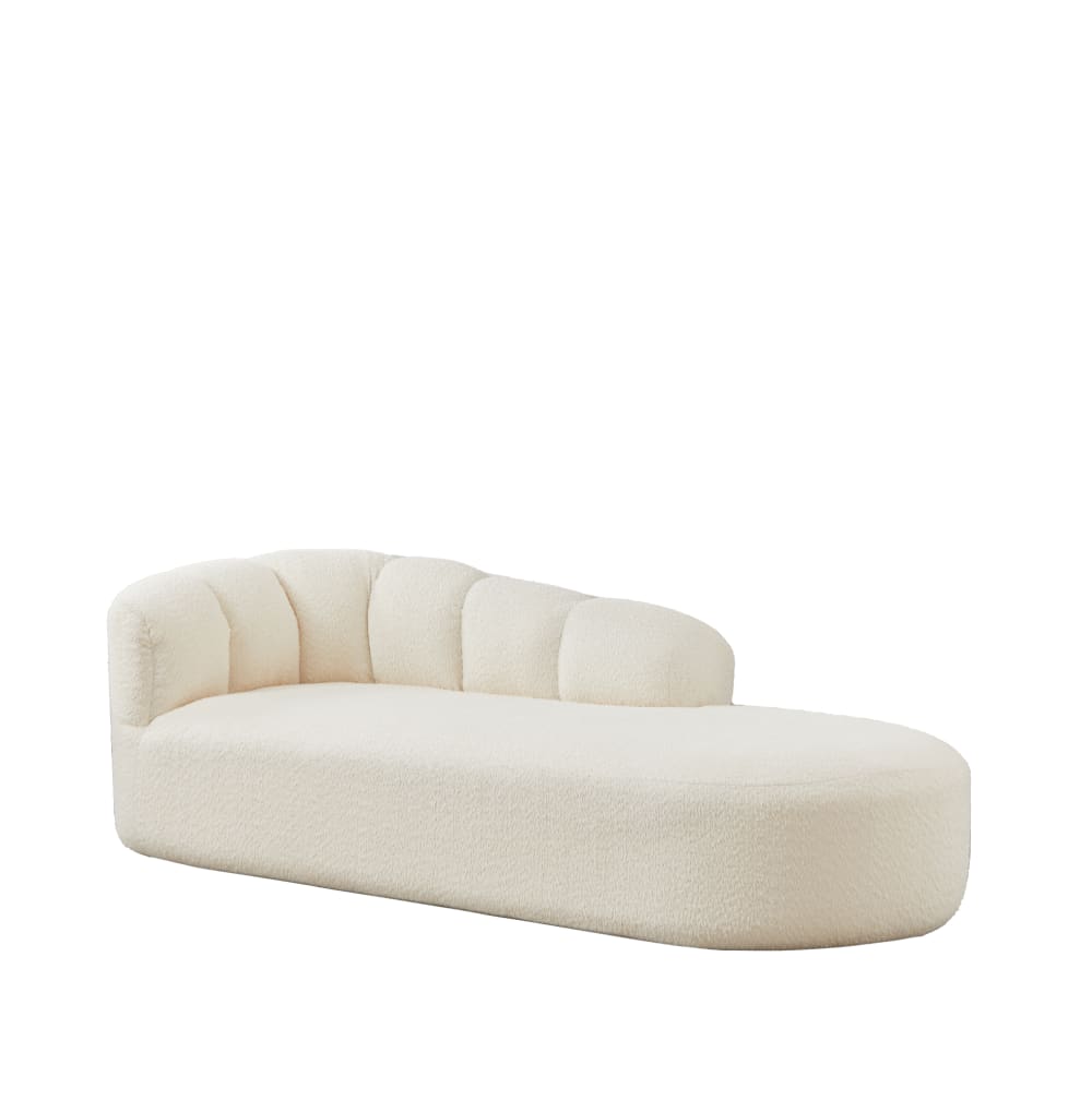wohnli-moebel-suche-M26188945 Wohnli Möbelsuche - Chaiselongue aus Chenille beige 204x87x66 cm