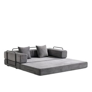 wohnli-moebel-suche-M26188960 Wohnli Möbelsuche - Schlafsofa mit Cordbezug dunkelgrau