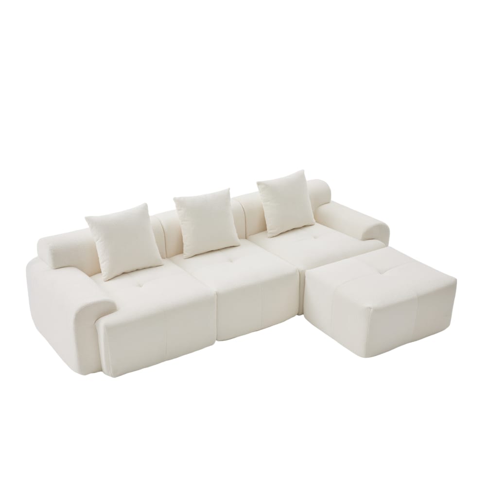 wohnli-moebel-suche-M26188990 Wohnli Möbelsuche - Modulares Sofa aus Cordstoff beige 268x102x78 cm
