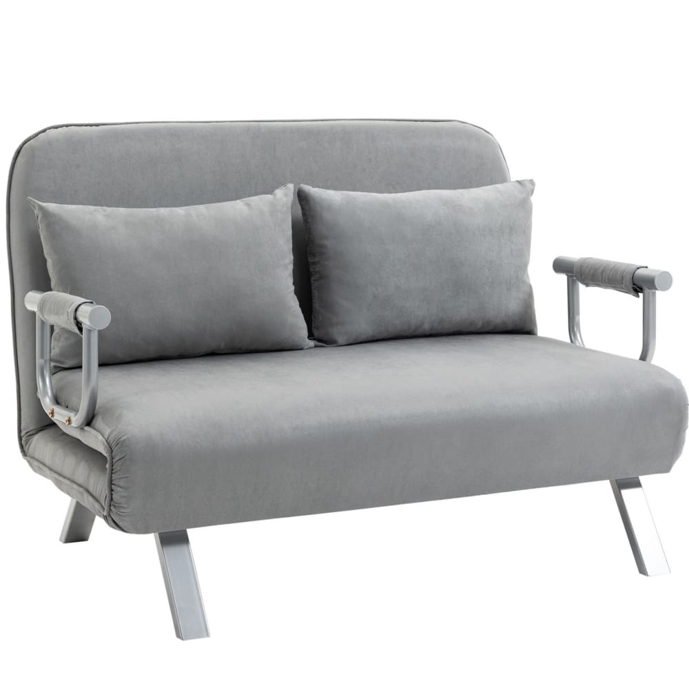wohnli-moebel-suche-M26189123 Wohnli Möbelsuche - Schlafsofa aus Polyester hellgrau 111x80x78 cm