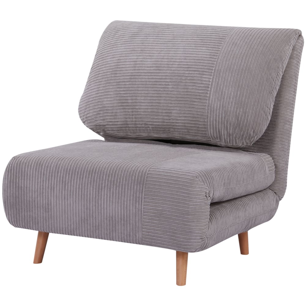 wohnli-moebel-suche-M26189124 Wohnli Möbelsuche - Schlafsessel mit Cordbezug hellgrau 193x82 cm