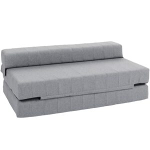 wohnli-moebel-suche-M26189125 Wohnli Möbelsuche - Bodensofa 2-Sitzer aus Polyester grau klappbar