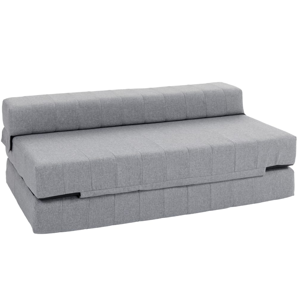 wohnli-moebel-suche-M26189125 Wohnli Möbelsuche - Bodensofa 2-Sitzer aus Polyester grau klappbar