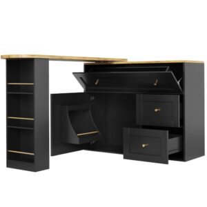 wohnli-moebel-suche-M26189416 Wohnli Möbelsuche - Bartisch aus spanplatte und metall mit stauraum 138x39x105 cm