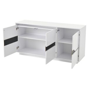 wohnli-moebel-suche-M26189438 Wohnli Möbelsuche - Sideboard aus Spanplatte mit LED 140 x 40 x 70 cm