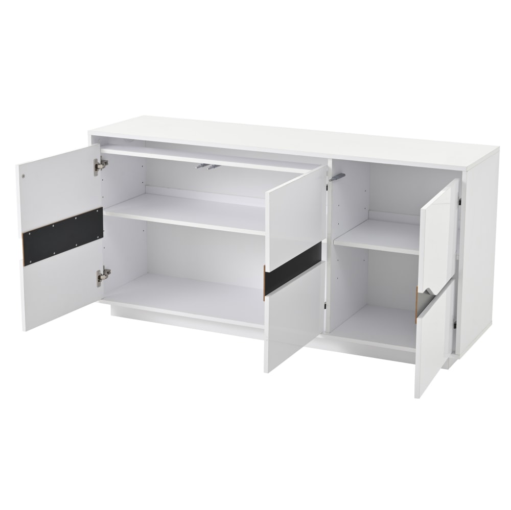 wohnli-moebel-suche-M26189438 Wohnli Möbelsuche - Sideboard aus Spanplatte mit LED 140 x 40 x 70 cm