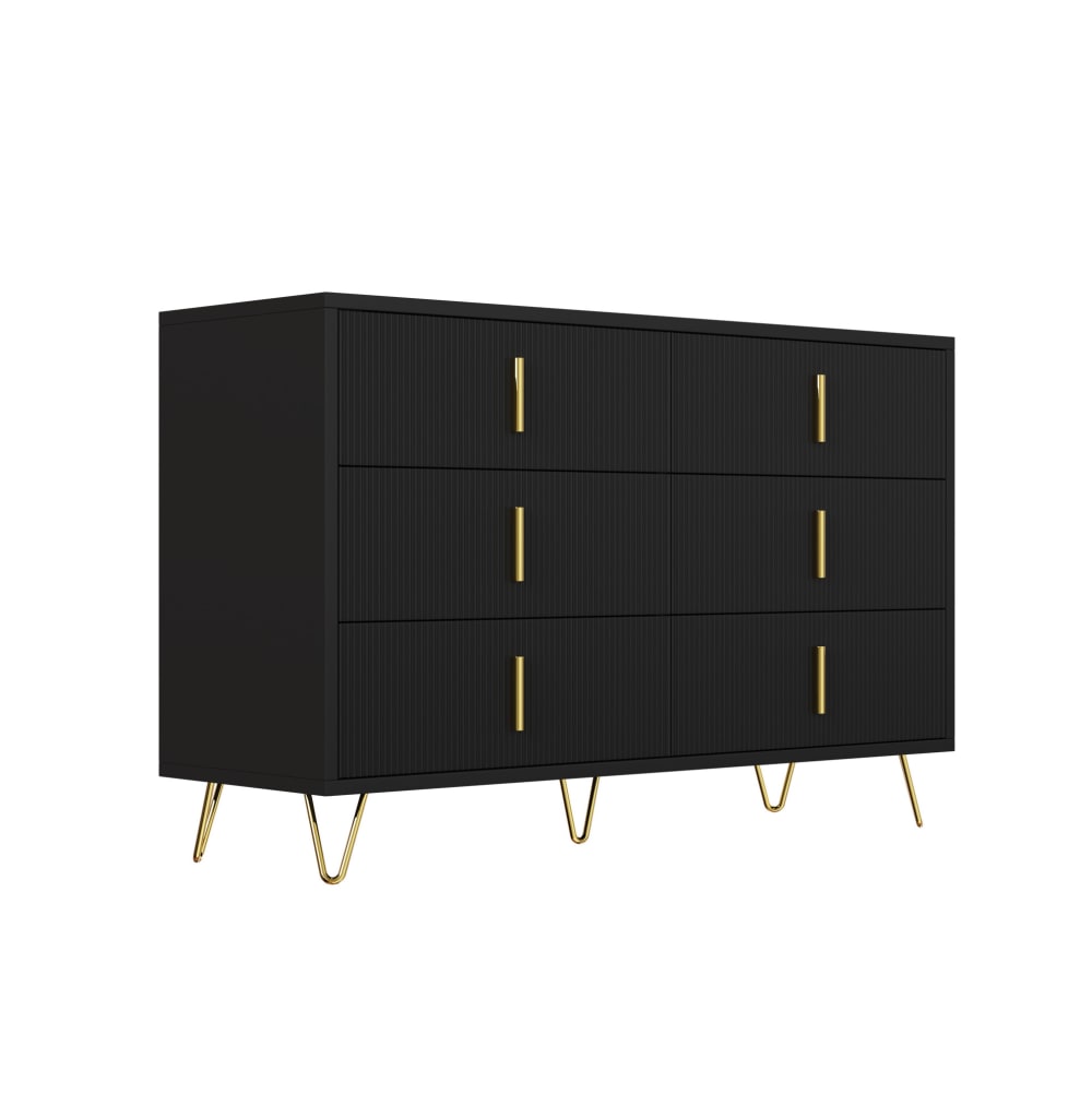 wohnli-moebel-suche-M26189440 Wohnli Möbelsuche - Sideboard aus Spanplatte mit 6 Schubladen 120x77x40 cm