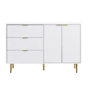 Wohnli Möbelsuche - Sideboard aus mdf mit Türen und Schubladen 120x38x80