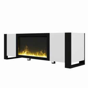 wohnli-moebel-suche-M26189473 Wohnli Möbelsuche - TV-Schrank aus Spanplatte mit Elektrokamin 165x55x32 cm