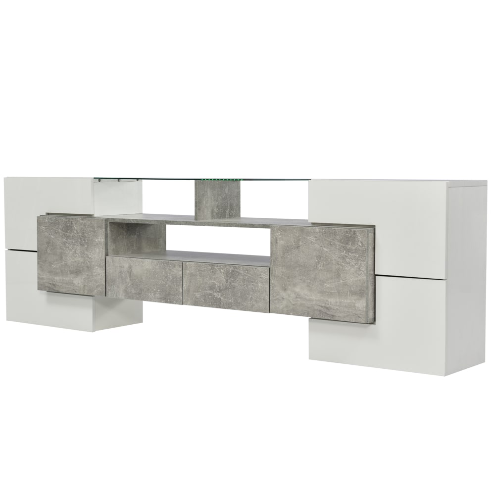 wohnli-moebel-suche-M26189475 Wohnli Möbelsuche - TV-Schrank aus mdf mit LED-Beleuchtung 200x35x60 cm