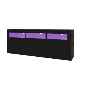 wohnli-moebel-suche-M26189482 Wohnli Möbelsuche - TV-Schrank aus Spanplatte mit LED-Beleuchtung 160x35x60 cm