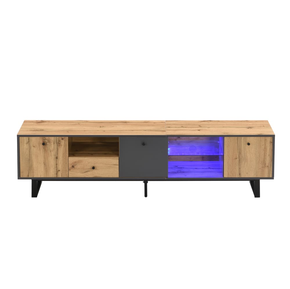 wohnli-moebel-suche-M26189489 Wohnli Möbelsuche - Lowboard aus Spanplatte mit LED-Beleuchtung 190x40x50 cm