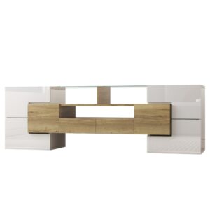 wohnli-moebel-suche-M26189501 Wohnli Möbelsuche - TV-Schrank aus Spanplatte mit LED-Beleuchtung 145 cm
