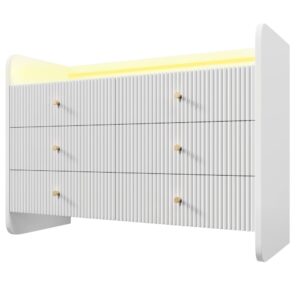 wohnli-moebel-suche-M26189509 Wohnli Möbelsuche - Sideboard aus Spanplatte mit LED-Beleuchtung 120x40x75 cm