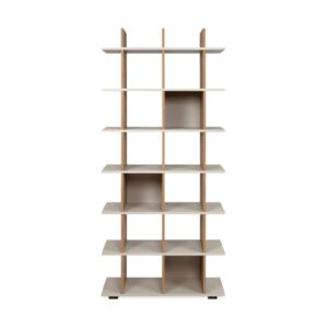 Wohnli Möbelsuche - Bücherregal mit 10 Fächern H175 cm - Kaschmir