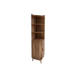 Wohnli Möbelsuche - Eckschrank aus dunklem Holz