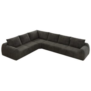 Wohnli Möbelsuche - Sofa aus Chenille dunkelgrau