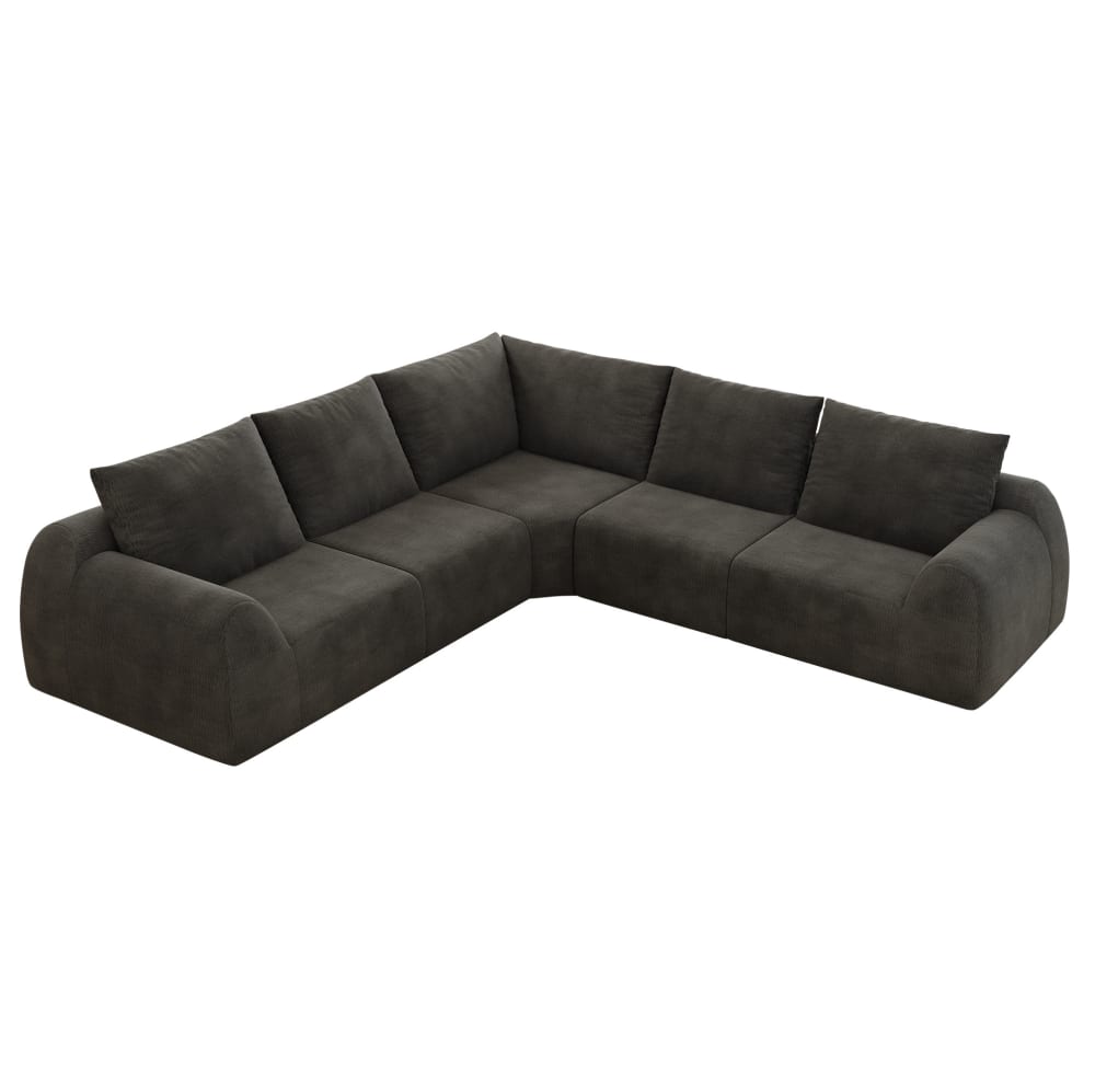 wohnli-moebel-suche-M26190539 Wohnli Möbelsuche - Sofa aus Chenillestoff dunkelgrau