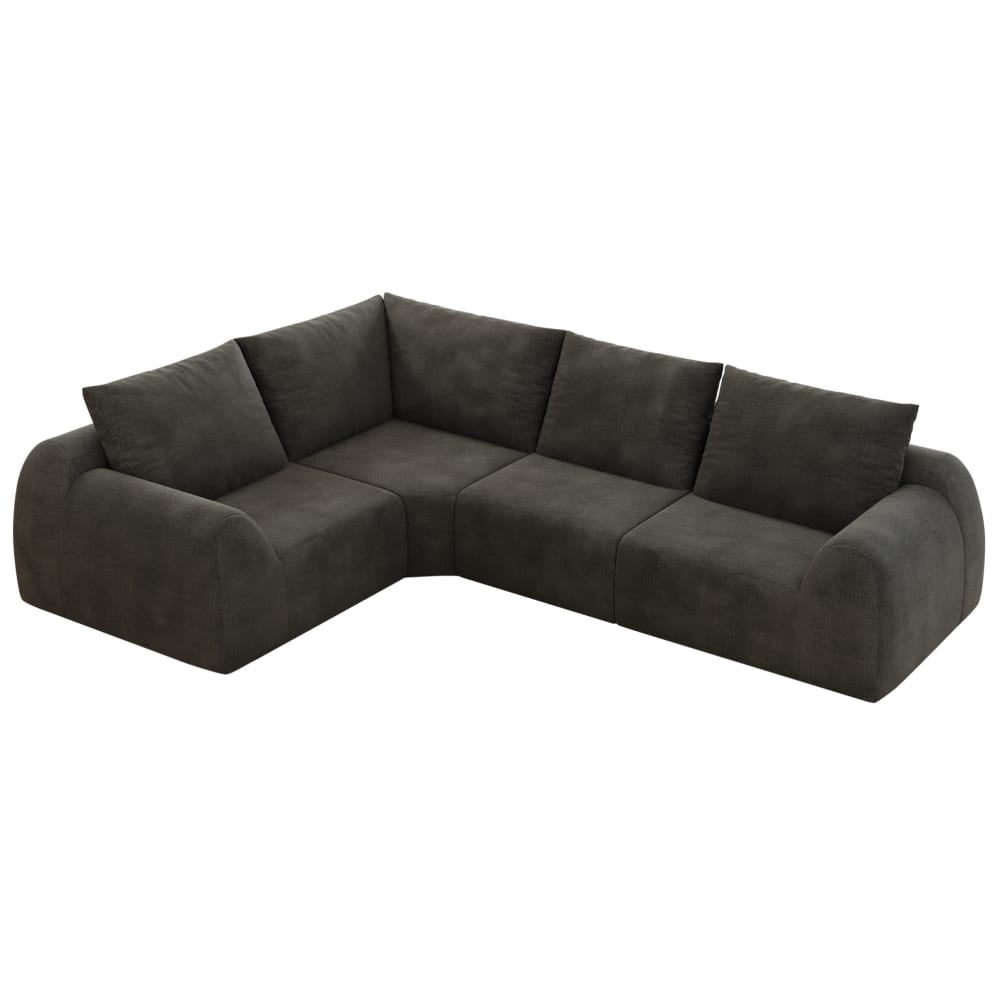 wohnli-moebel-suche-M26190541 Wohnli Möbelsuche - Sofa aus Chenille-Stoff dunkelgrau