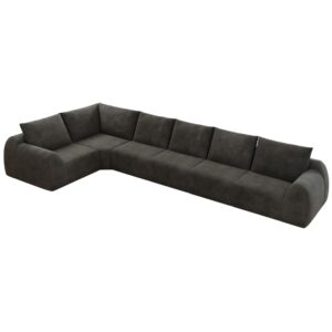 Wohnli Möbelsuche - Sofa aus Chenille dunkelgrau