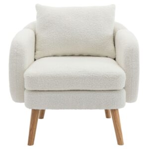 wohnli-moebel-suche-M26190555 Wohnli Möbelsuche - Einzelsofa aus Teddy-Samt weiß