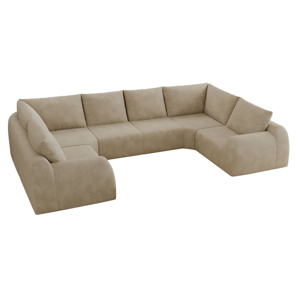 wohnli-moebel-suche-M26190565 Wohnli Möbelsuche - Ecksofa aus Chenille khaki 344 cm