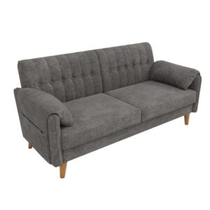 wohnli-moebel-suche-M26190577 Wohnli Möbelsuche - Sofa 2-Sitzer aus Chenille hellgrau