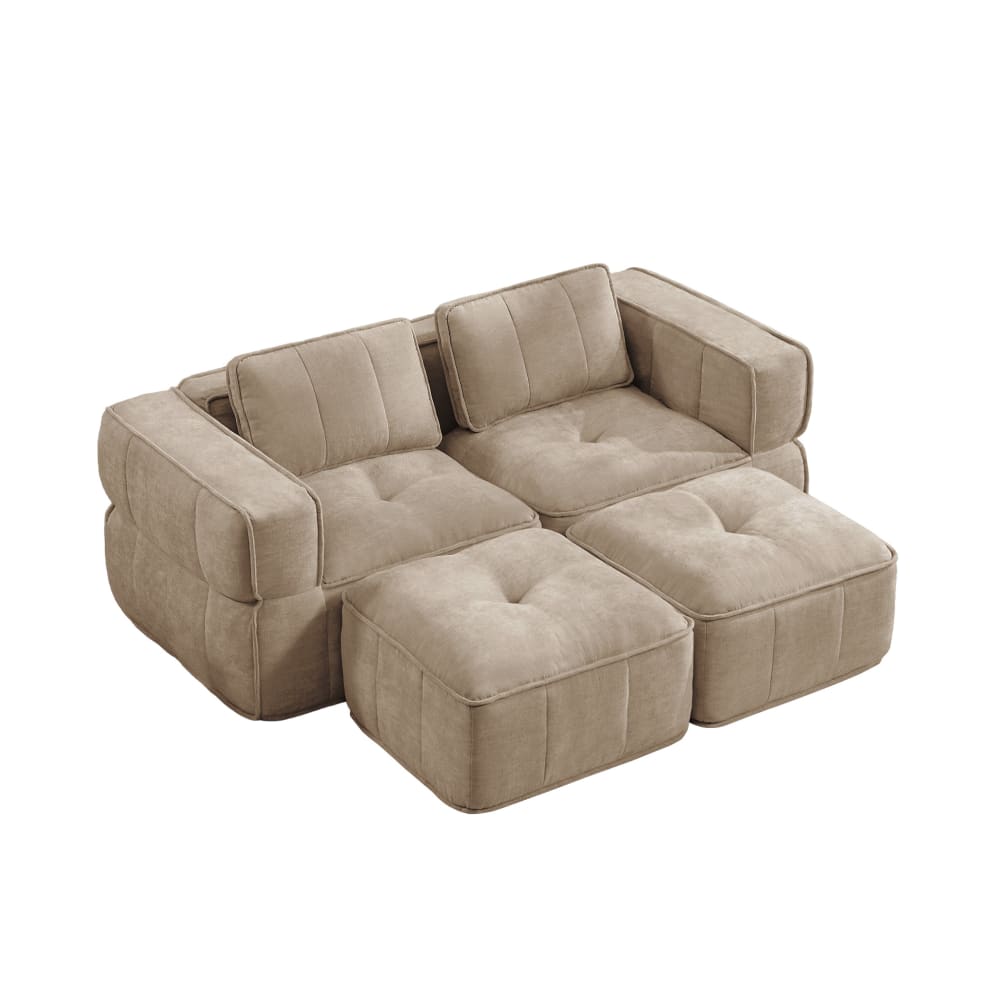 wohnli-moebel-suche-M26190593 Wohnli Möbelsuche - Modulares Sofa aus Polyester sandfarben