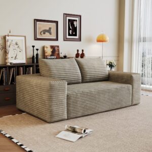 wohnli-moebel-suche-M26190688-1 Modulares Sofa aus Cordstoffcamel 180x83x90cm PES - Polyester Braun Hauss Spole Sofas und Sessel Sofas 2-Sitzer-Sofas & 3-Sitzer-Sofas