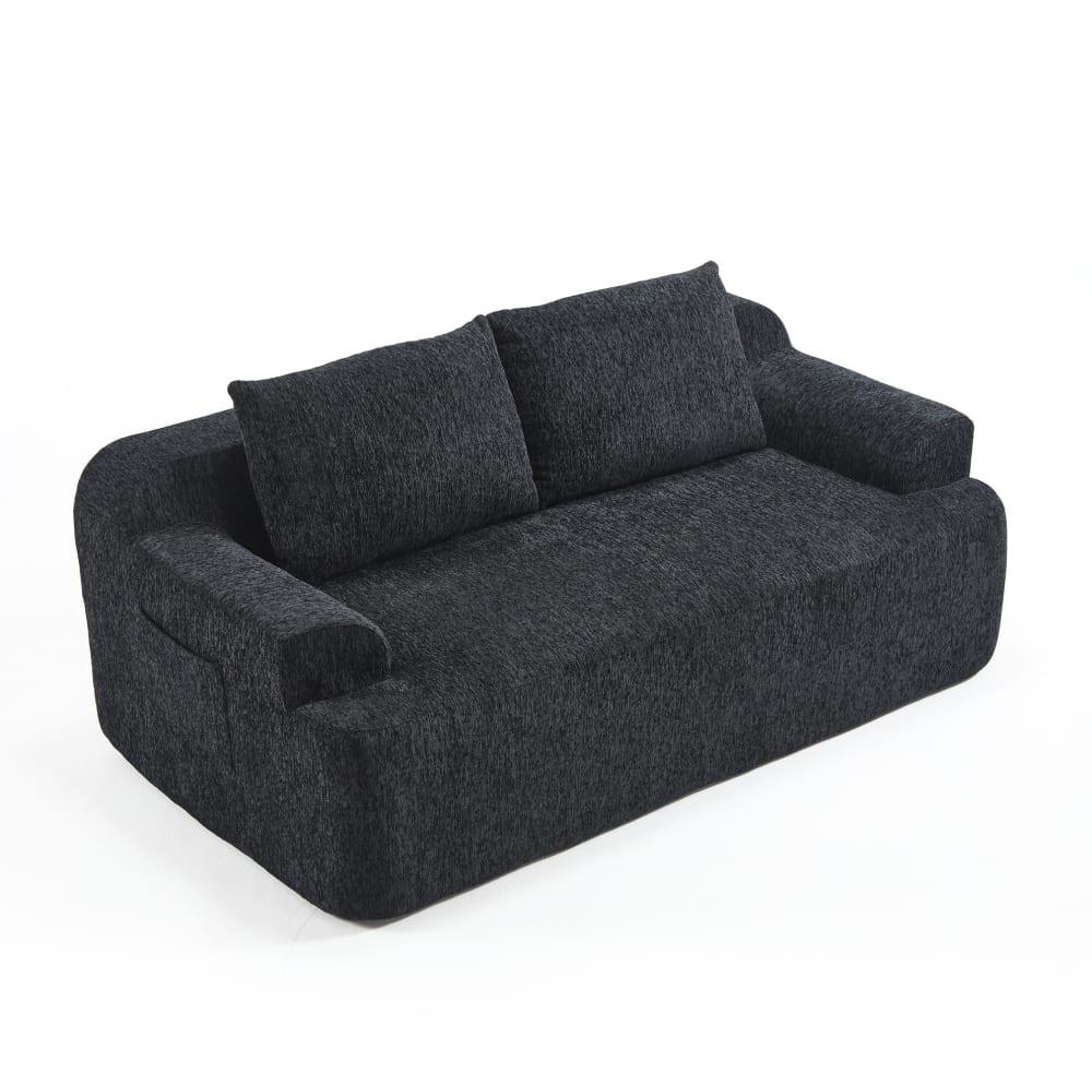 wohnli-moebel-suche-M26190689 Wohnli Möbelsuche - Modulares Sofa 2-Sitzer aus schwarzem Cord