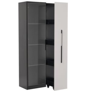 wohnli-moebel-suche-M26190951 Wohnli Möbelsuche - Vitrinenschrank mit LED und Seitenauszug