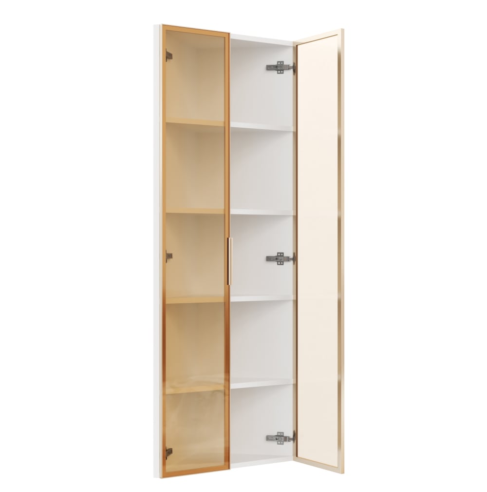 wohnli-moebel-suche-M26190952 Wohnli Möbelsuche - LED-Eckvitrine mit Sicherheitsglas 62x35x160 cm