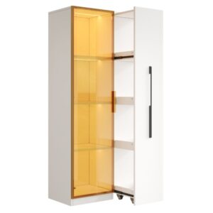 wohnli-moebel-suche-M26190959 Wohnli Möbelsuche - Vitrinenschrank mit LED und Seitenauszug