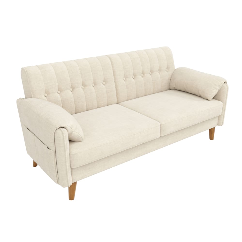 Wohnli Möbelsuche - 2-Sitzer Sofa Chenille mit Massivholzbeinen