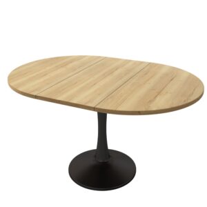 wohnli-moebel-suche-M26190988 Wohnli Möbelsuche - Ausziehbarer ovaler Esstisch 100/140 x 100 x 75 cm