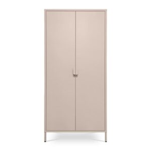 Wohnli Möbelsuche - Schrank Industriell Metall Beige H.170cm