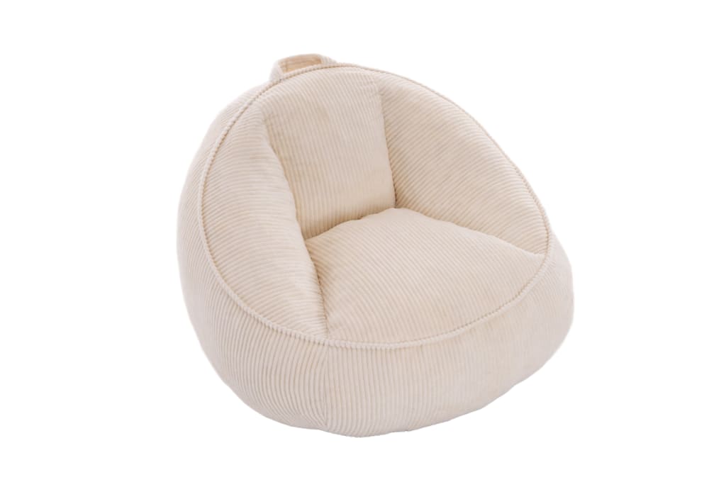 Wohnli Möbelsuche - Sitzsack aus Cord mit Rückenlehne