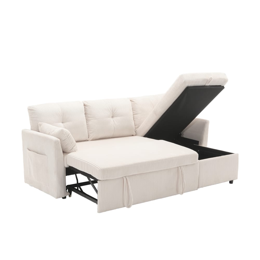 wohnli-moebel-suche-M26192336 Wohnli Möbelsuche - Schlafsofa aus Cord beige mit Stauraum