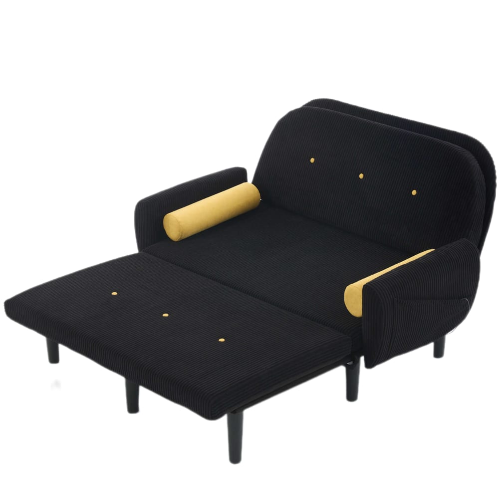 wohnli-moebel-suche-M26192339 Wohnli Möbelsuche - Schlafsofa aus Cordstoff mit Rückenlehne schwarz