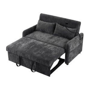 wohnli-moebel-suche-M26192349 Wohnli Möbelsuche - Schlafsofa 2-Sitzer aus Chenille grau