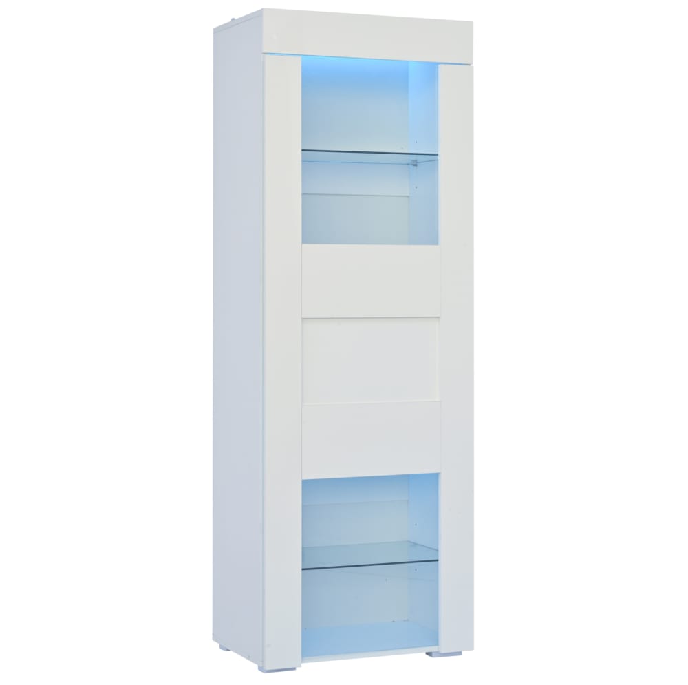wohnli-moebel-suche-M26192358 Wohnli Möbelsuche - Vitrine weiß aus Holzwerkstoff mit LED