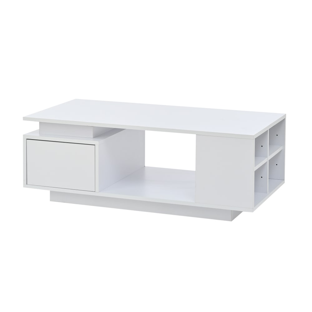 wohnli-moebel-suche-M26192466 Wohnli Möbelsuche - Couchtisch weiß aus Spanplatte mit LED