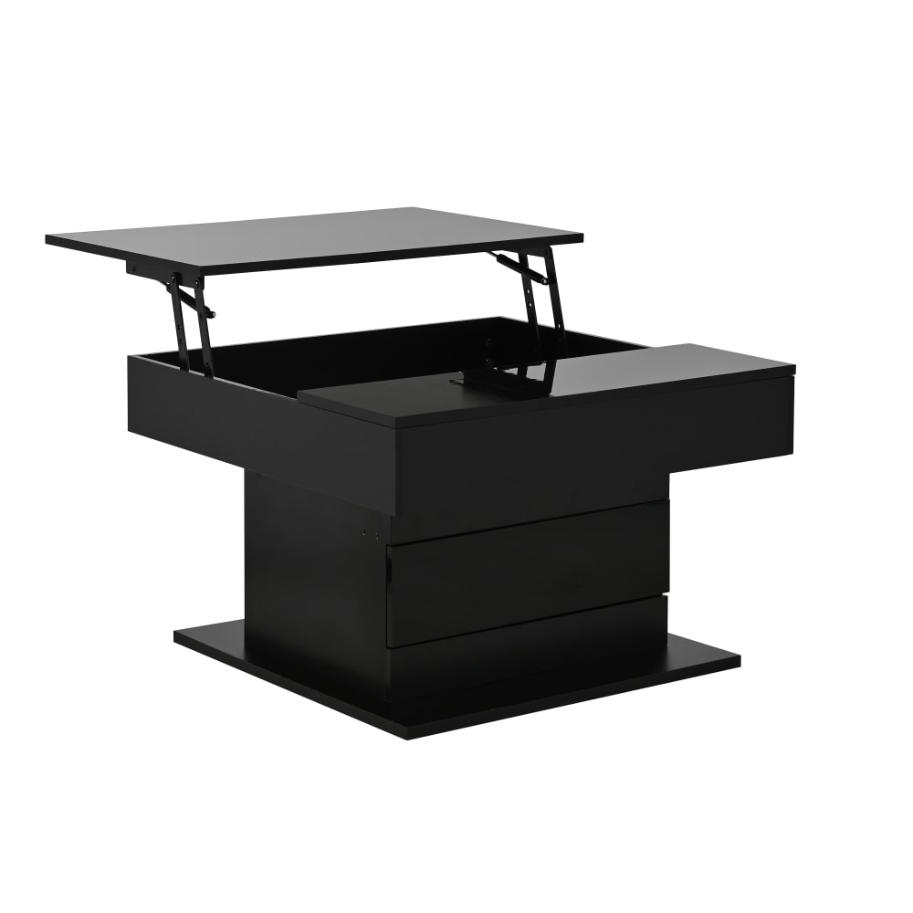 wohnli-moebel-suche-M26192467 Wohnli Möbelsuche - Couchtisch aus Spanplatte schwarz mit Hebefunktion